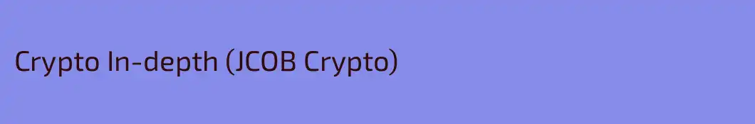Crypto In-depth (JCOB Crypto)
